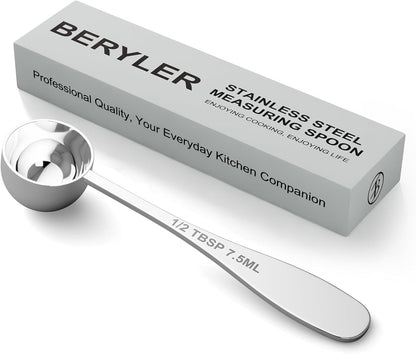 2PCS 1/2TBSP(7.5ML) Measuring Spoon, 18/8(304) Stainless Steel Tablespoon