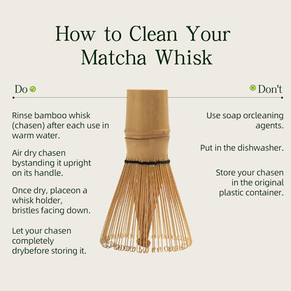 Matcha Whisk Set, Matcha Set Includes Ceramic Matcha Bowl, Matcha Whisk and Holder, Bamboo Scoop, Sifter, Scoop Rest and Tea Towel - 7 Pcs Matcha Making Kit for Matcha Lover and Tea Ceremony