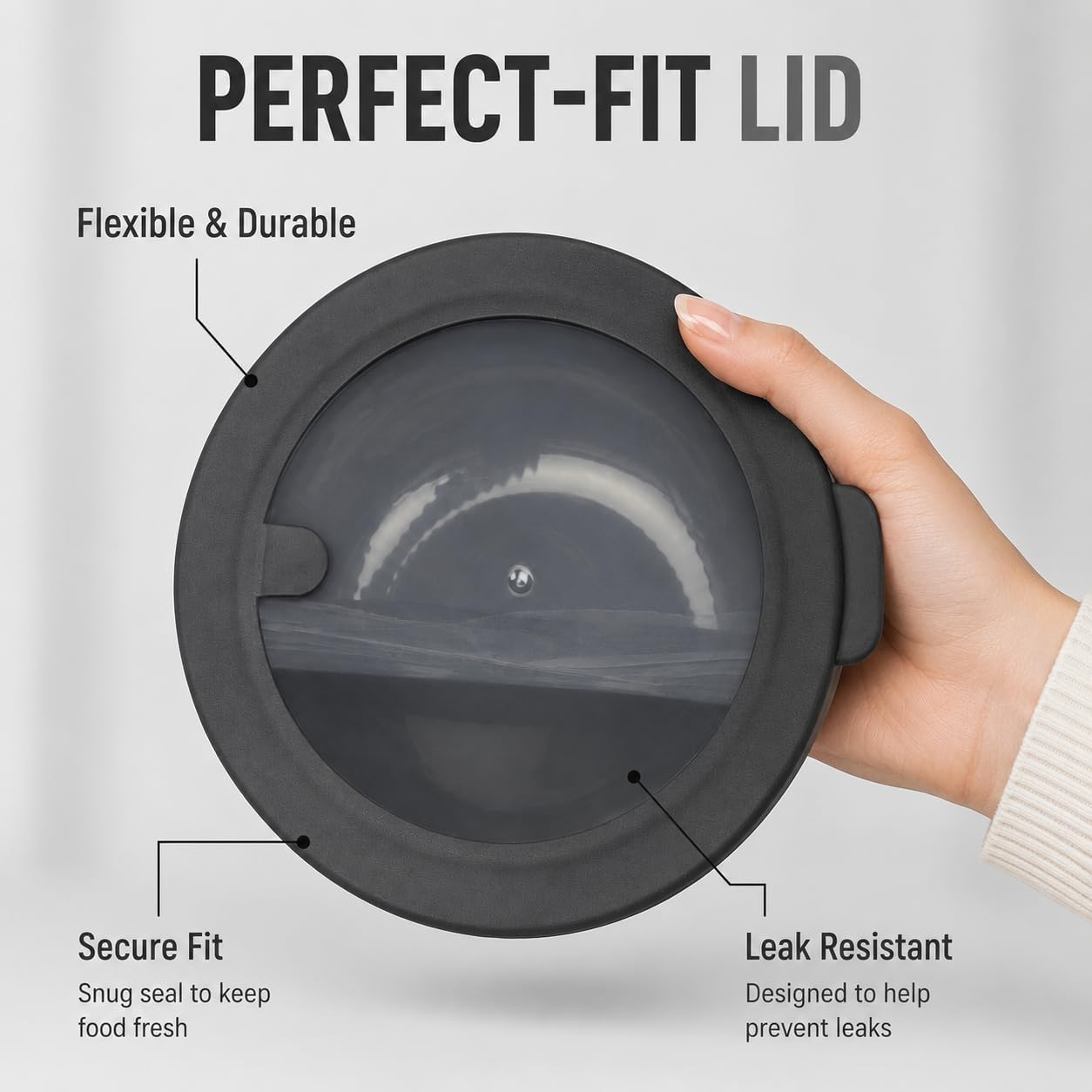 Pera Mixing Bowls with Lids, 8-Piece Airtight Leak-Proof Nesting BPA-Free Prep Bowl Set for Kitchen & Food Storage, Large 4200ml Capacity, Microwave & Dishwasher Safe