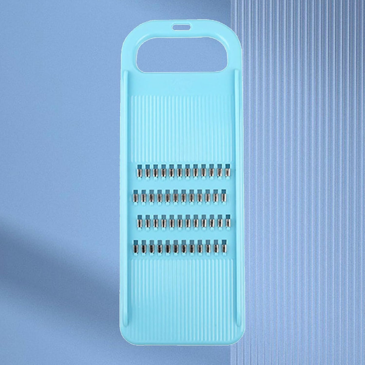 Stainless Steel Vegetable Slicer Shredder, Dishwasher Safe Ergonomic Kitchen Handheld Slicing Tool for Potato Carrot Cucumber with Non-Slip Handle Hanging Hole