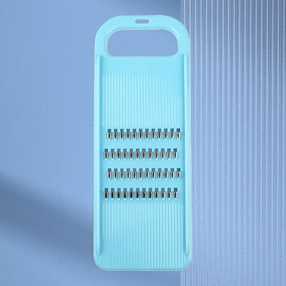Stainless Steel Vegetable Slicer Shredder, Dishwasher Safe Ergonomic Kitchen Handheld Slicing Tool for Potato Carrot Cucumber with Non-Slip Handle Hanging Hole