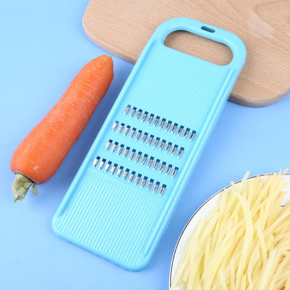 Stainless Steel Vegetable Slicer Shredder, Dishwasher Safe Ergonomic Kitchen Handheld Slicing Tool for Potato Carrot Cucumber with Non-Slip Handle Hanging Hole
