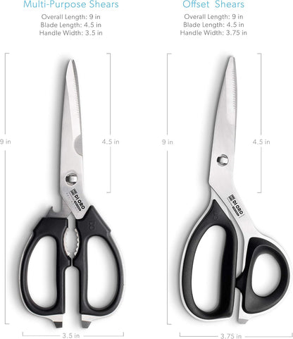 Kitchen Shears - Heavy-Duty Stainless Steel Scissors