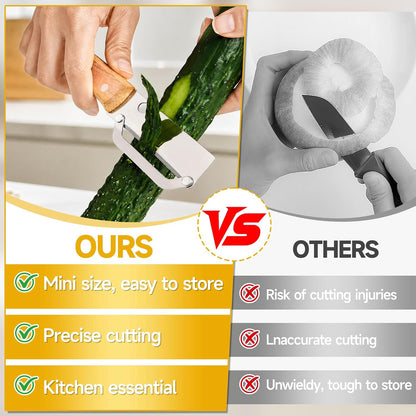 Multifunctional Vegetable Peeler, 2-in-1 kitchen peeler equipped with bottle opener, Zero Snag Wooden Kitchen Tool, Stainless Steel Peelers for Kitchen, Suitable for Fruits and Vegetables (1PCS)