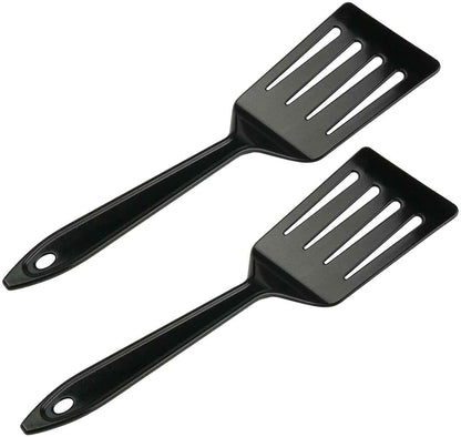 Hutzler 11-inch LOPOL Reinforced Nylon Slotted Spatula Turner, Set of 2 (Green)
