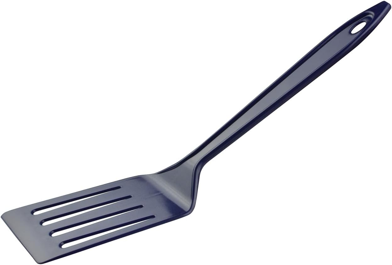 Hutzler 11-inch LOPOL Reinforced Nylon Slotted Spatula Turner, Set of 2 (Green)