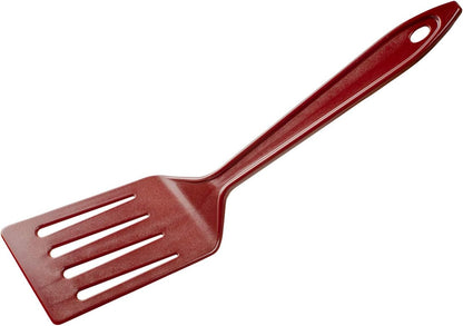Hutzler 11-inch LOPOL Reinforced Nylon Slotted Spatula Turner, Set of 2 (Green)