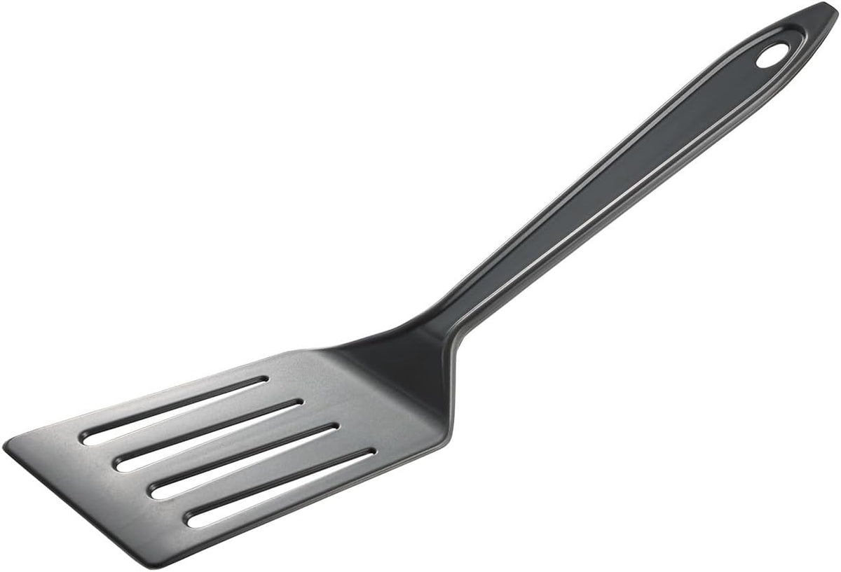 Hutzler 11-inch LOPOL Reinforced Nylon Slotted Spatula Turner, Set of 2 (Green)