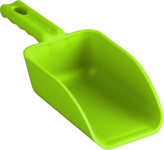 Vikan 630077 Color-Coded Plastic Hand Scoop - BPA-Free Food-Safe Kitchen Utensils, Restaurant and Food Service Supplies, 16 oz, Lime