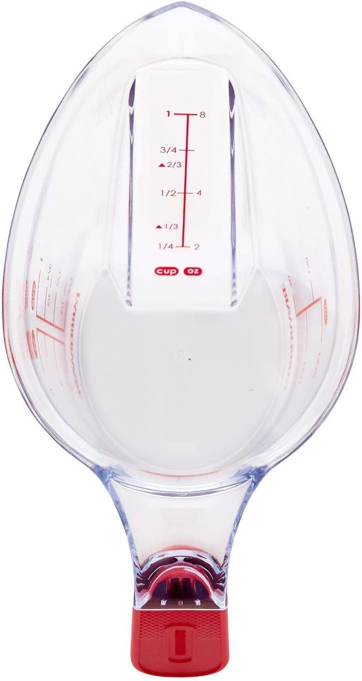Professional 1-Cup Angled Measuring Cup - Red, 8 Oz