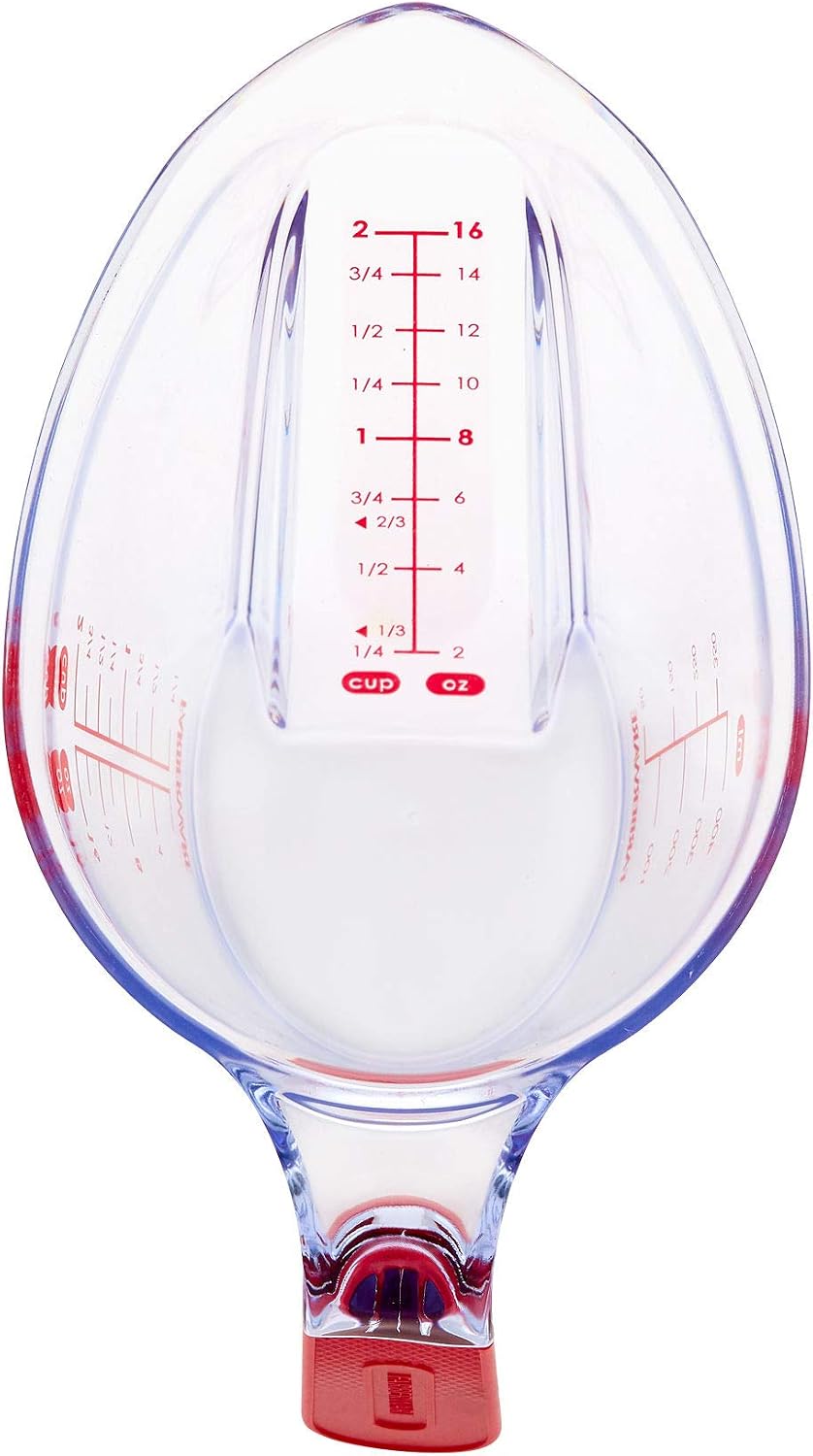 Professional 1-Cup Angled Measuring Cup - Red, 8 Oz