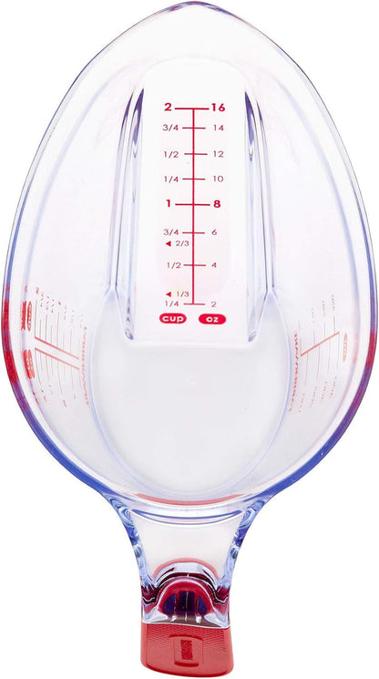 Professional 1-Cup Angled Measuring Cup - Red, 8 Oz