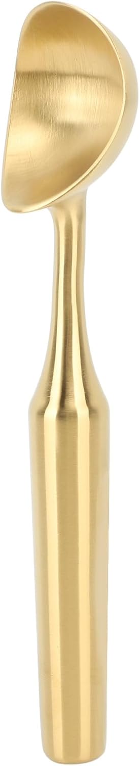 Ice Cream Scoop, Melon Baller, Easy Demoulding Made of 304 Stainless Steel for The Kitchen (Gold)