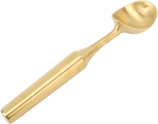 Ice Cream Scoop, Melon Baller, Easy Demoulding Made of 304 Stainless Steel for The Kitchen (Gold)