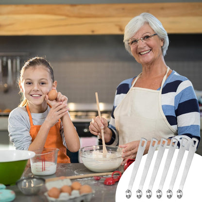 6 PCS 1/8 Teaspoon (1/8 Tsp | 0.625 mL | 0.625 cc) Single Measuring Spoon, Stainless Steel 1/8 Tsp Small Measuring Spoon Mini Measuring Spoons