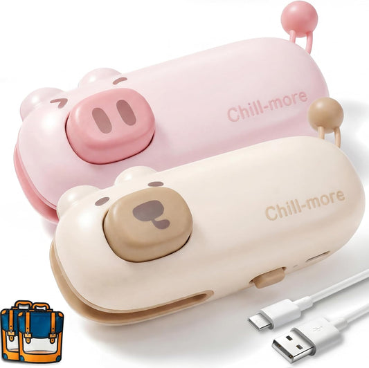 Mini Rechargeable Bag Sealer with Magnet,Heat Sealers for Chip Snack