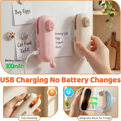 Mini Rechargeable Bag Sealer with Magnet,Heat Sealers for Chip Snack