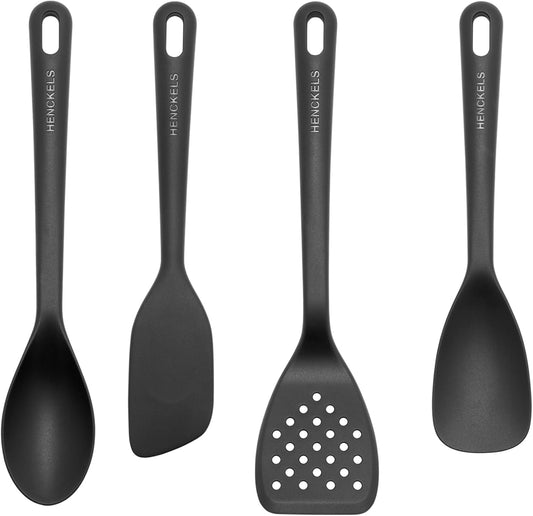 Silicone Onyx 4-pc Chef's Cooking Utensil Set