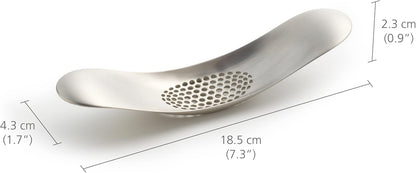 Garlic Rocker Crusher Mincer Press Dishwasher Safe, Stainless Steel