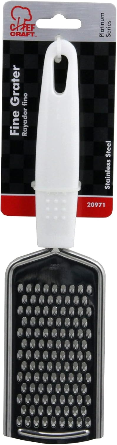 Select Fine Grater, 9.5 inch, White
