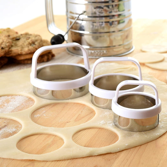 Biscuit/Cookie Cutters, Set of 3, As Shown