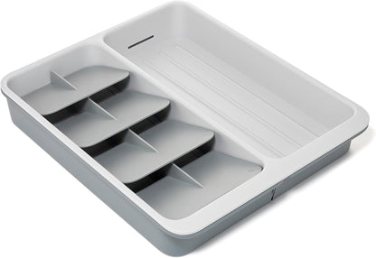 DrawerStore Knife Organizer, holds up to 9 knives, Kitchen Organization & Drawer Storage – Compact, Gray