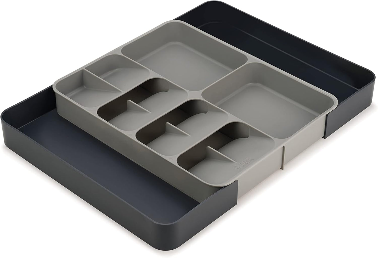DrawerStore Knife Organizer, holds up to 9 knives, Kitchen Organization & Drawer Storage – Compact, Gray