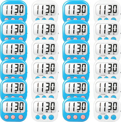Digital Timer for Kids Classroom Timers for Teachers 2 Pack Blue Green