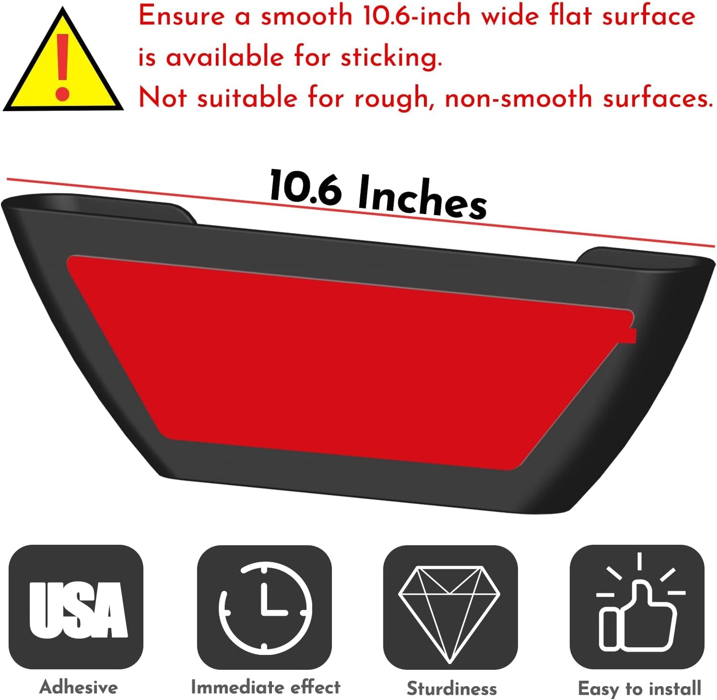 Universal Pot Lid Organizer for Cabinet - Upgraded Patented 3 Pack Inside Cabinet Door Wall Mount Pan Top Storage Organizer Rack Holder for Kitchen, Fits 6" to 13" (Black)