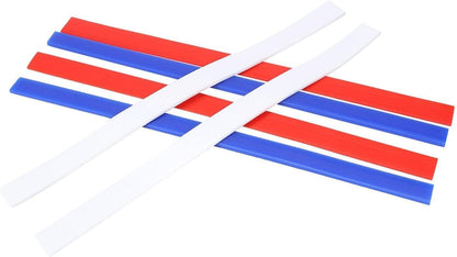 6Pcs Silicone Rolling Pin Guides, Non Stick Measuring Dough Strips Dough Leveler Sticks Pastry Ruler for Thickness Guide Biscuits Pie Pastry Cookie