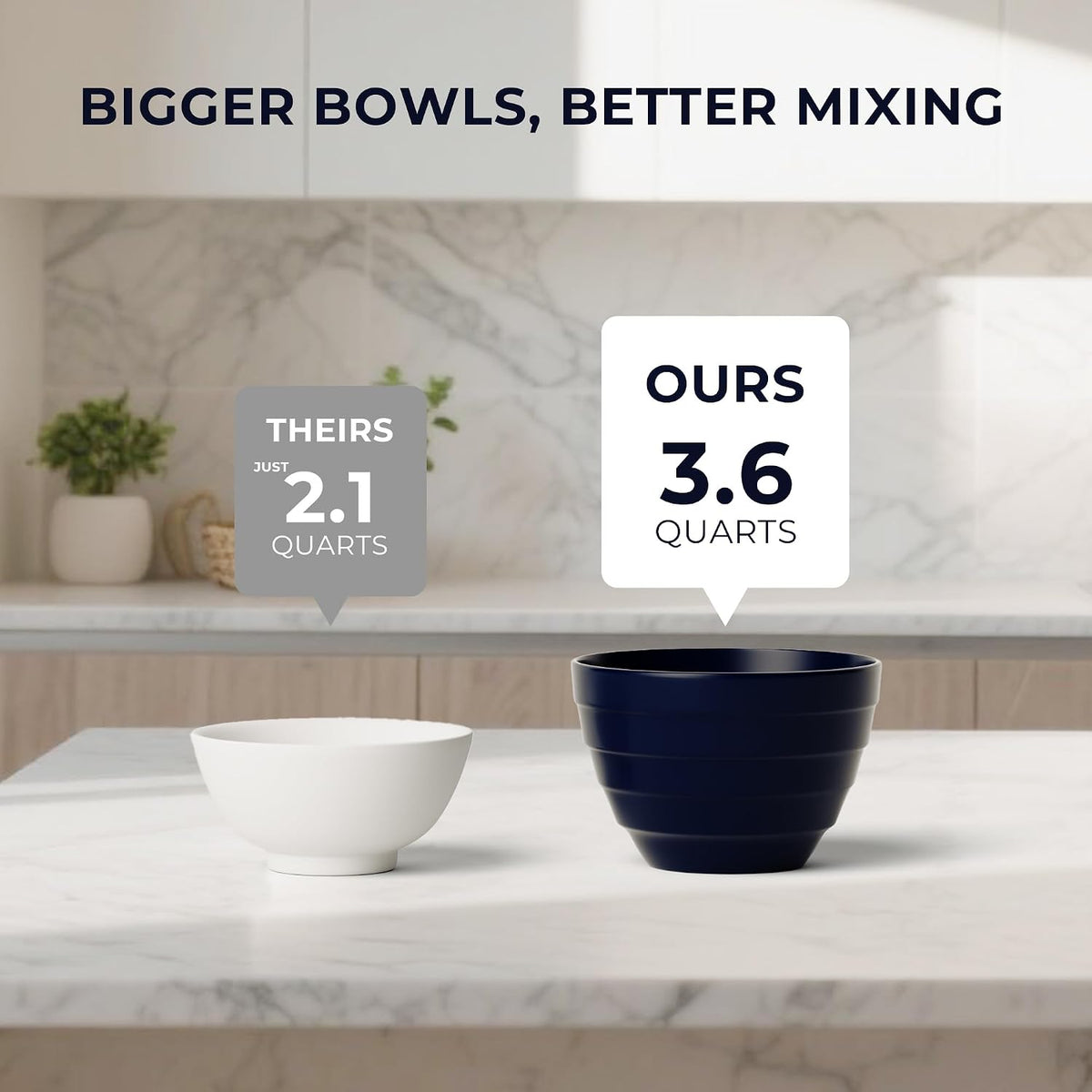 TP Melamine Mixing Bowl Set with Lids, Salad Bowl Set of 3, Aztec Bloom