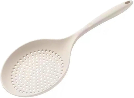 Extra Large Skimmer Slotted Spoon, 14.5 inch Silicone Strainer Skimmer Ladle Spoon Spider for Cooking and Frying, Pasta Strainer Spoon Frying Kitchen Cooking Colander