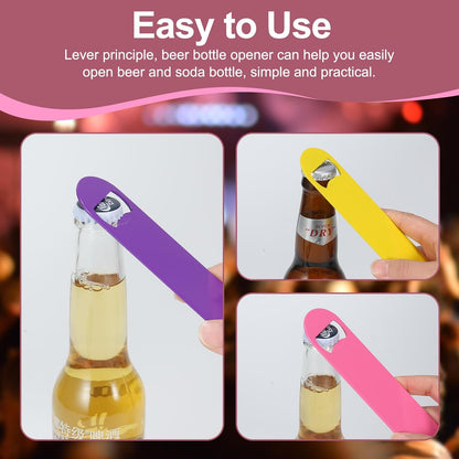 5 Pack 7 Inches Large Colorful Beer Bottle Openers，Stainless Steel