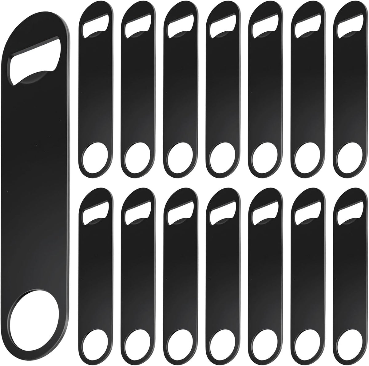 5 Pack 7 Inches Large Colorful Beer Bottle Openers，Stainless Steel