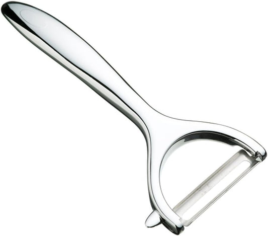KitchenCraft KCMCYP Heavy Duty Y-Shaped Swivel Potato Peeler, Silver