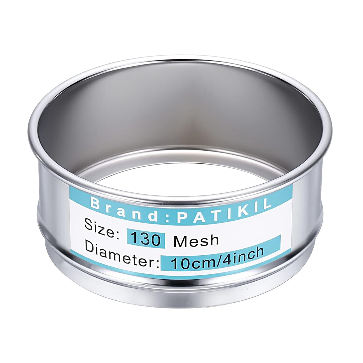 325 Mesh(0.045mm) Lab Sieve, 3.9"(10cm) Diameter Sifting Screen 304 Stainless Steel Wire Cloth Fine Mesh Sieve for Industrial Laboratory Home Soil Sifter Dry Sift Screens Hash - Colors C