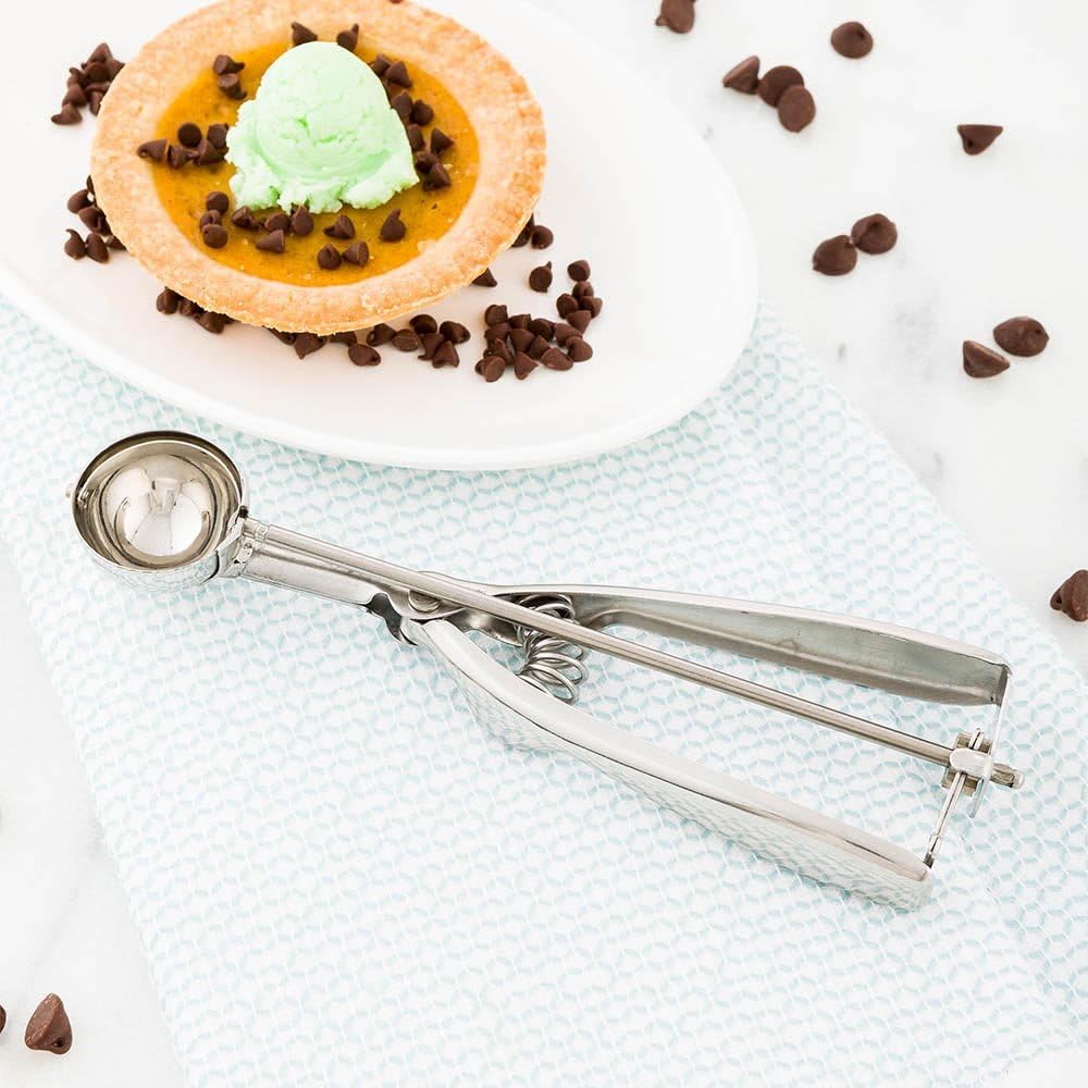 0.5 oz Silver Stainless Steel # Ice Cream Scoop