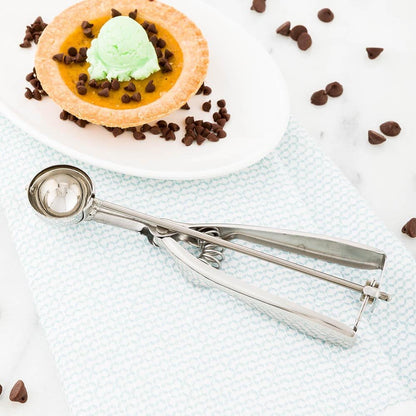 0.5 oz Silver Stainless Steel # Ice Cream Scoop