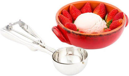 0.5 oz Silver Stainless Steel # Ice Cream Scoop