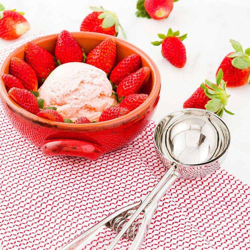 0.5 oz Silver Stainless Steel # Ice Cream Scoop