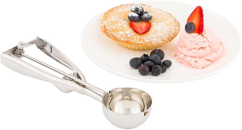 0.5 oz Silver Stainless Steel # Ice Cream Scoop
