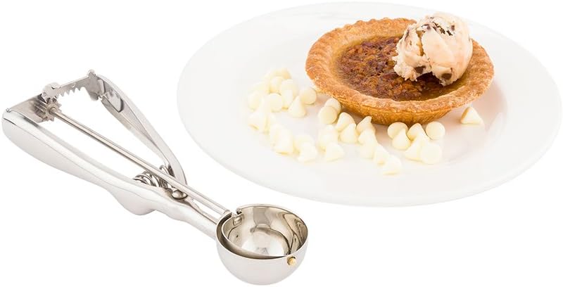0.5 oz Silver Stainless Steel # Ice Cream Scoop