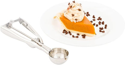 0.5 oz Silver Stainless Steel # Ice Cream Scoop