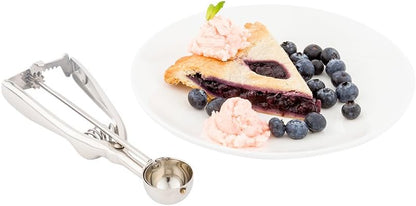0.5 oz Silver Stainless Steel # Ice Cream Scoop
