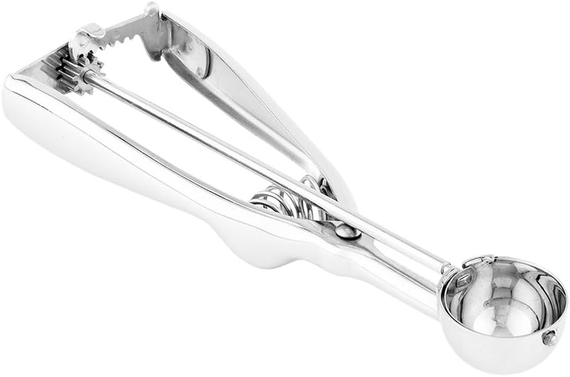 0.5 oz Silver Stainless Steel # Ice Cream Scoop