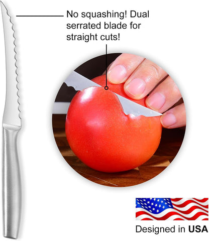 Tomato Knife, Tomato Slicing Knives Serrated Blade
