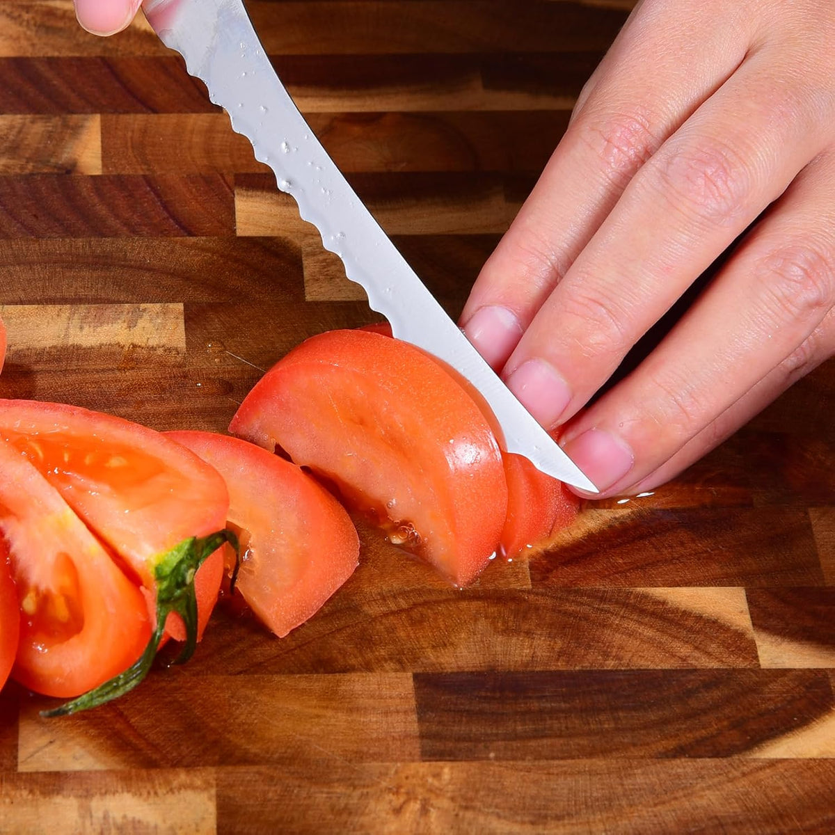 Tomato Knife, Tomato Slicing Knives Serrated Blade