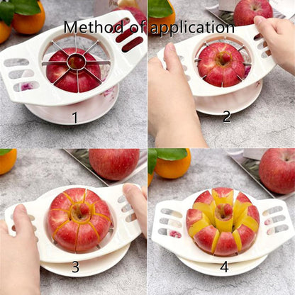 Apple Cutter Slicer Corer Tool, Green, 1 PCS | Stainless Steel, Professional, For Kitchen, Fruits, Vegetables