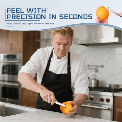 Orange Peeler Tool, Stainless Steel Citrus Peeler for Oranges and Lemons