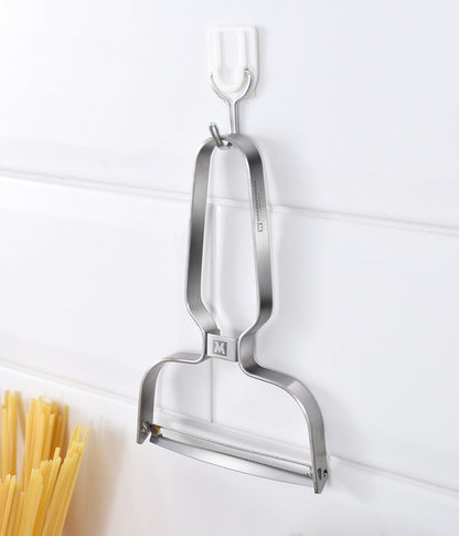 Stainless Steel Potato Peeler with Extra-Wide Peeling Blade, Great for Large Vegetables (1611)